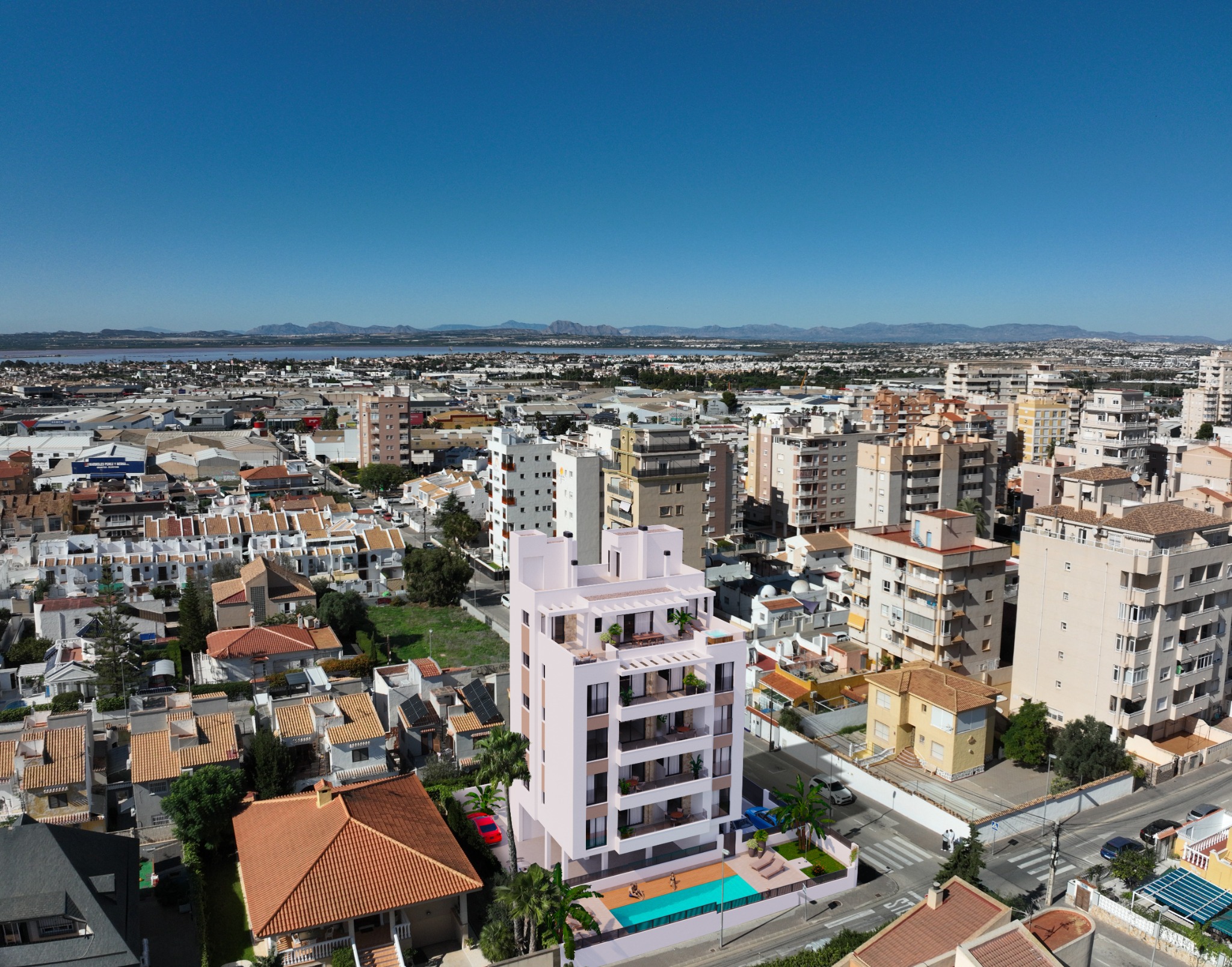 Vista aérea de Edificio Marcelina en Torrevieja