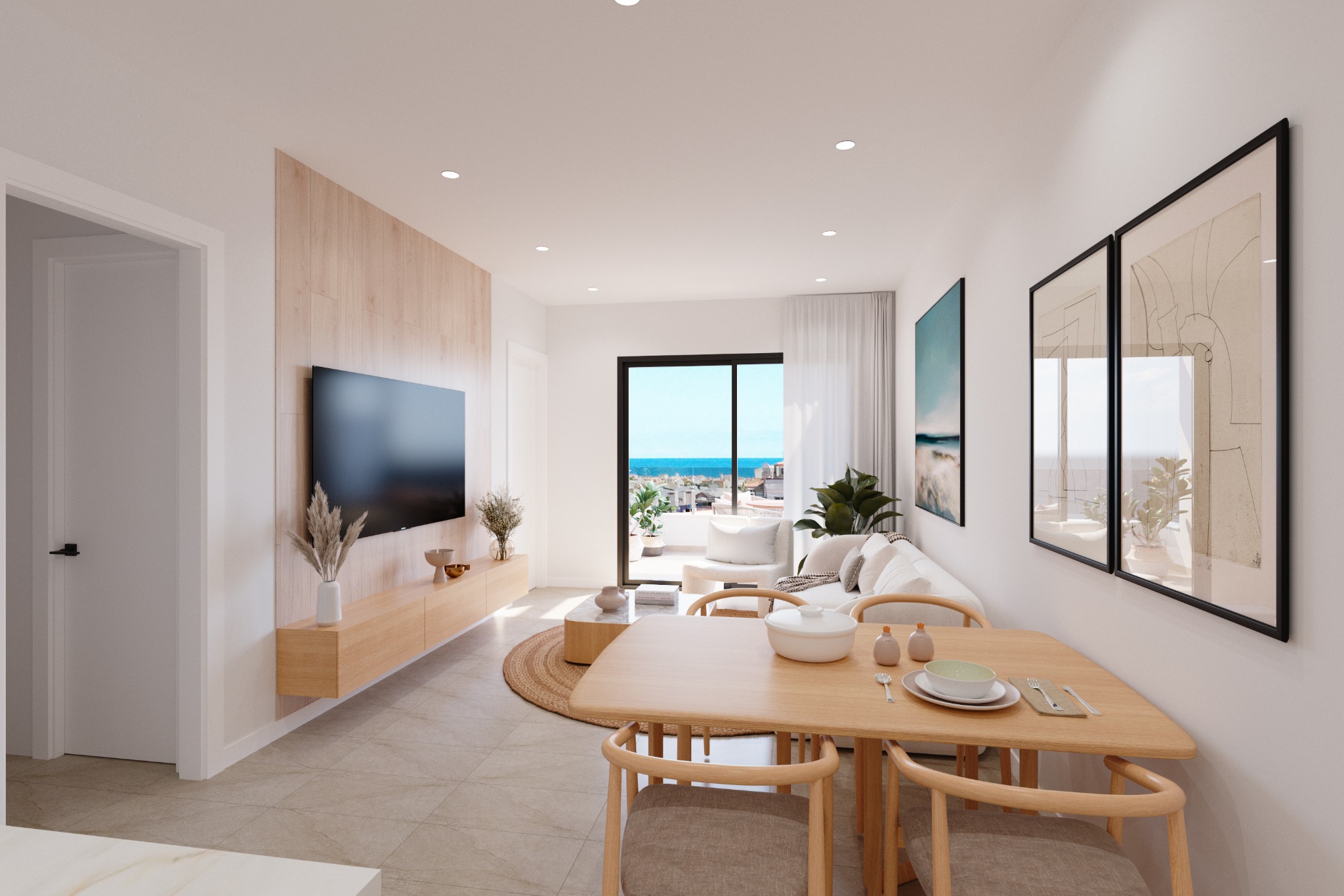 Salón de vivienda tipo